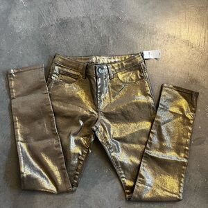 GAP Metallic Gold Jeans